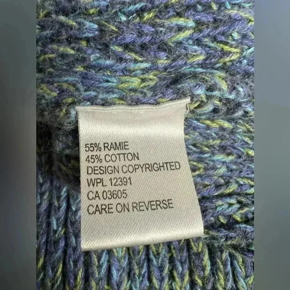 Northern Isle Beach Sweater- Knit Cotton. Size Large* - Picture 10 of 10